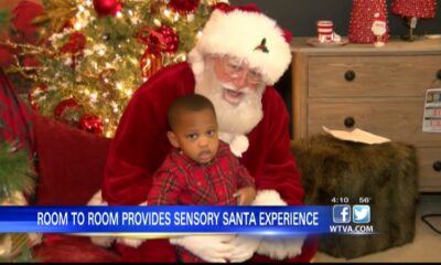 Room to Room Furniture provided sensory Santa experience in Tupelo