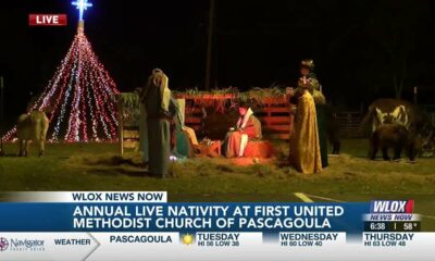 LIVE: Annual Live Nativity at First United Methodist Church of Pascagoula