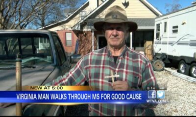Virginia man walking across America for good cause