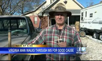 Virginia man walking across America for good cause