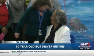 Long-time Harrison County School District bus driver retires at 90