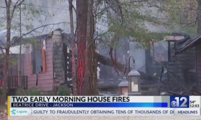 Two Jackson homes caught on fire