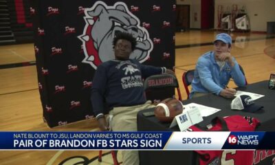 Two Brandon football stars sign for next level
