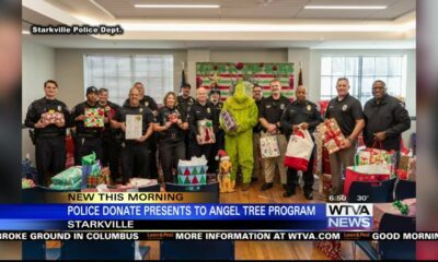 Starkville Police donate presents