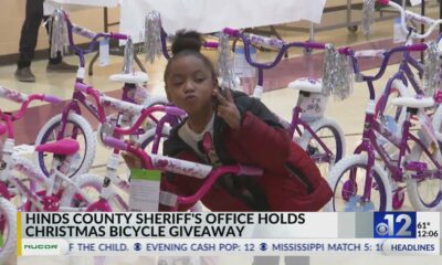 Hinds County Sheriff's Office Hosts Christmas Bicycle Giveaway