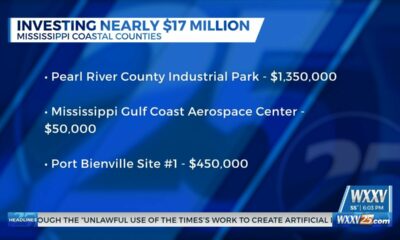 Mississippi investing nearly  million in the Gulf Coast