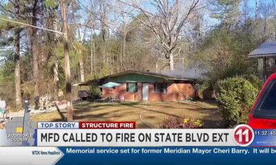 Firefighters called to house fire in Meridian
