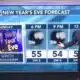 Freeze Saturday morning, looking good for New Year's Eve celebrations