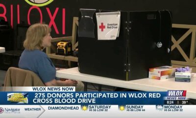 275 donors participated in WLOX Red Cross Blood Drive