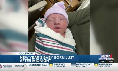 New Year's baby born just after midnight in Gulfport