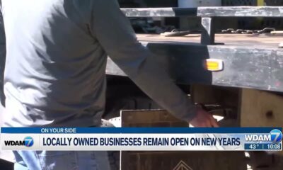 Local businesses stayed open on the holiday
