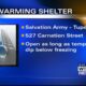 Salvation Army opens warming shelters