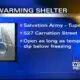 Salvation Army opens warming shelters