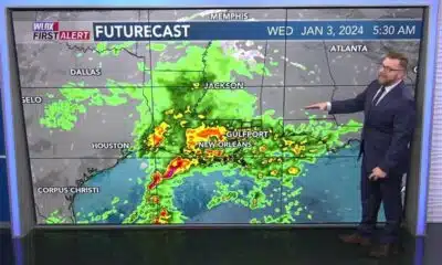 Rain moves in tomorrow!