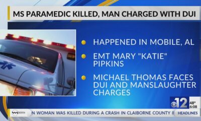 Mississippi paramedic hit, killed by vehicle while responding to accident