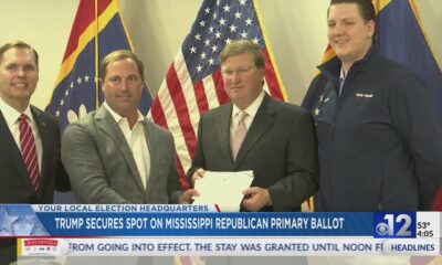 Trump secures spot on Republican primary ballot in Mississippi