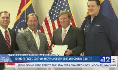 Trump secures spot on Republican primary ballot in Mississippi