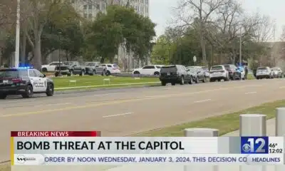 Bomb threat reported at Mississippi State Capitol