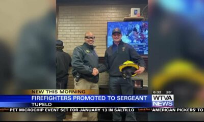 Tupelo firefighters promoted