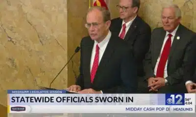 Mississippi statewide officials sworn in for new terms