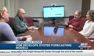 USM students, professors create oyster forecasting model