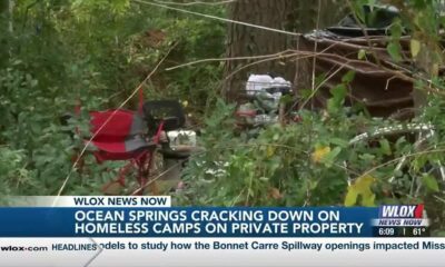 Ocean Springs cracking down on homeless tents located on private properties