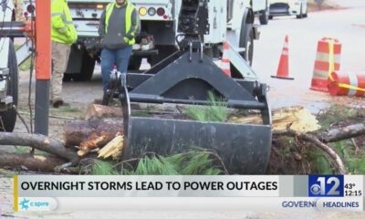 Overnight storms cause power outages in Jackson