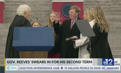 Tate Reeves inaugurated for second term as Mississippi’s governor