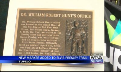 New Elvis marker in Tupelo honors delivery doctor