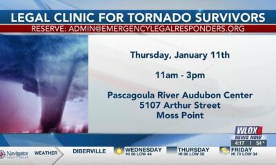 Happening January 11: Legal clinic opening for Moss Point tornado survivors