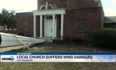 Local church suffers wind damages