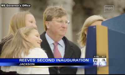 Tate Reeves begins second term as Mississippi's governor