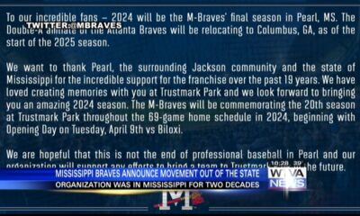 Mississippi Braves announce move to Columbus, Georgia
