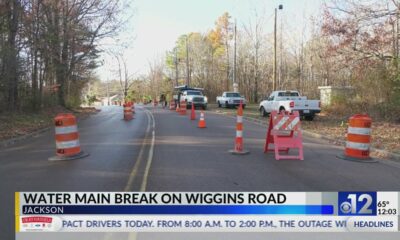 JXN Water crews work to repair main break on Wiggins Road