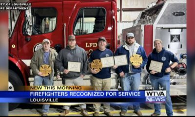 Louisville firefighters recognized for service
