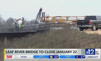 East Hardy/River Ave. Bridge to close January 22