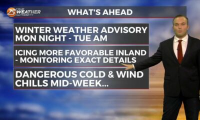 1/14 - Jeff's "DANGEROUS COLD Arriving/Winter Weather Advisory" Sunday Night Forecast