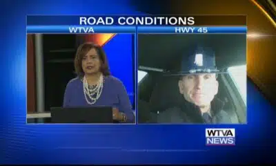 Interview - Mississippi Highway Patrol reports on road conditions in northeastern part of state