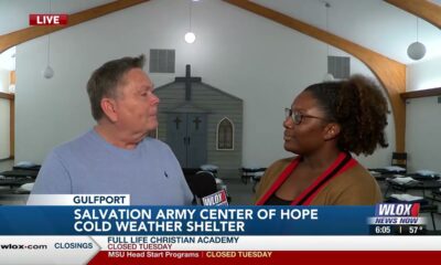 LIVE: Salvation Army Center of Hope opens cold weather shelter
