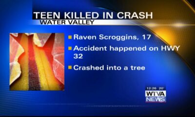 Water Valley teenager dead following Sunday morning crash