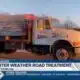 Winter weather road treatment
