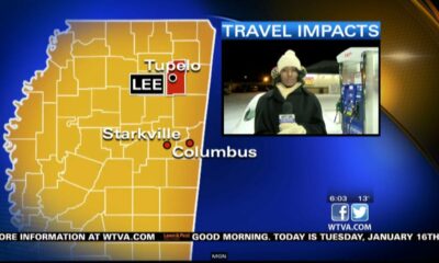 Winter weather impacting travel conditions