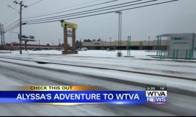 Alyssa Martin and friend ride ATV to work