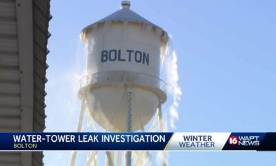 Bolton water tower leaking