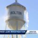 Bolton water tower leaking