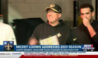 Saints GM Mickey Loomis reflects on 2023 season, recent personnel changes