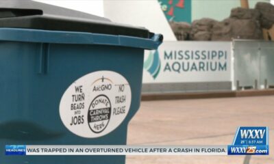 Mississippi Aquarium Mardi Gras bead recycling program