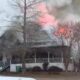 Structure fire in Meridian