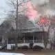 Structure fire in Meridian