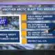 Showers and above freezing overnight, colder Friday, hard freeze Friday night